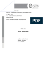 Licenciatura en Tecnología y Administración y desarrollo de RR. HH - IDEA Universidad Galileo - Tarea No. 2 Fundamentos de Mercadeo