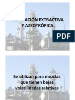 OPERACIONES UNITARIAS - Destilación Azeotrópica y Extractiva