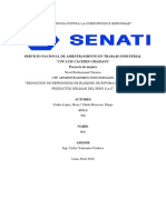 Servicio Nacional de Adiestramiento en Trabajo Industrial "CFP Luis Cáceres Graziani" Proyecto de Mejora