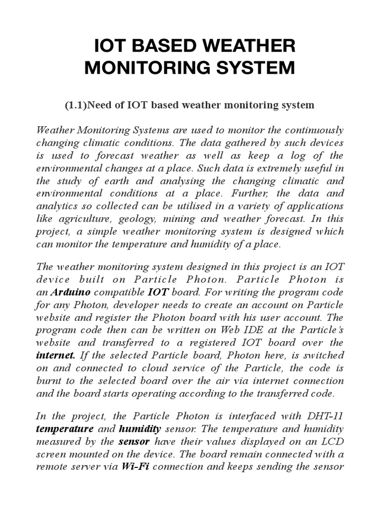 An IoT-Based Weather Monitoring System Using Particle Photon and Blynk ...