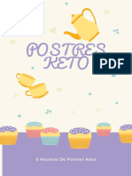 Recetas Postres Keto