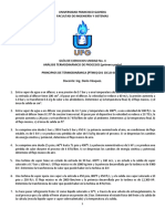 Termodinámica de procesos de vapor - guía de ejercicios