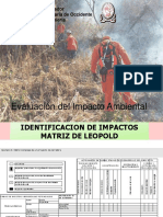 Matriz Leopold EIA FMOcc Ingeniería UES