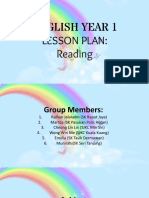 English Year 1 Lesson Plan: Reading