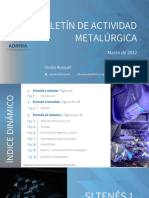 Actividad Metalúrgica - Marzo 2022