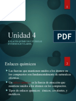 Unidad 4. Enlaces Químicos y Fuerza Intermoleculares.