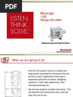 Micrologix: Rslogix 500 Lab#3