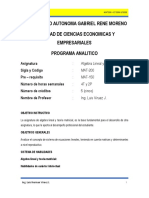 Mat200-E7 Algebra Lineal Teoria Matricial