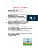 Hoja Ruta de Trabajo de Clases Virtuales