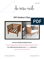 DIY Outdoor Chair - Angela Marie Made