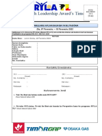 Formulariu Aplikasaun Rekrutamentu Ba RF 2022