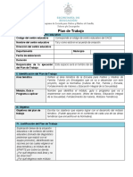 Formato Plan de Trabajo de Epmfte