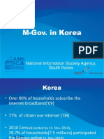 M Government in Korea NIA