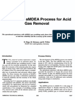 Customized aMDEA Process For Acid Gas Removal