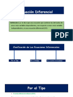 Ecuación Diferencial - Conceptos Básicos