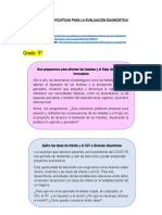 Situaciones Significativas para La Evaluación Diagnóstica