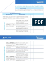 Autoevaluaci N para Empresas Que Realizan Control de Plagas