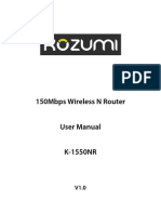 K-1550NR User Manual v1.0