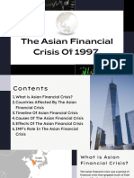 The Asian Financial Crisis of 1997