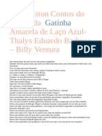 Zee Griston Contos Da Gatinha Amarela de Laço Azul - Thalys Eduardo Barbosa - Billy Ventura