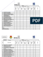 Borang Rekod Bacaan Kelas