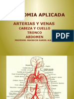 Anatomia Aplicada 4º Arterias y Venas Tronco