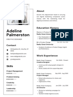 Black & White Minimalistic Professional Resume (1)