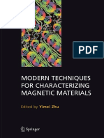 Modern Techniques for Characterization for Magnetic Materials