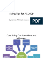 Sizing Tips For AX 2009