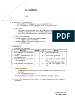 Unit I: Accounting FOR A Partnership