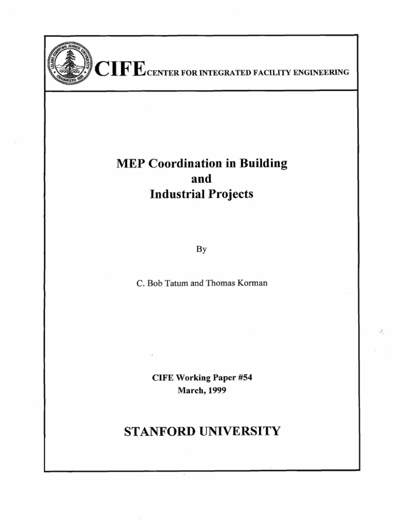 C Ife: MEP Coordination in Building and Industrial Projects | PDF ...