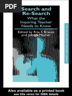 Search and Re-Search-What The Inquiring Teacher Needs To Know-Rita S. Brause and John S. Mayher