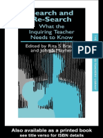 Search and Re-Search-What The Inquiring Teacher Needs To Know-Rita S. Brause and John S. Mayher