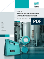 Mass Flow Measurement Without Media Contact