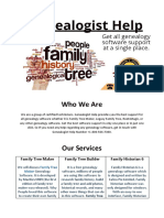 Who We Are: Family Tree Maker Family Tree Builder Family Historian 6