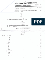 Maths 2 Model Answer Sheet-6