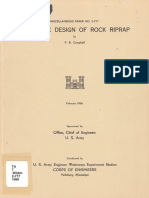 Hydraulic Design of Rock Riprap
