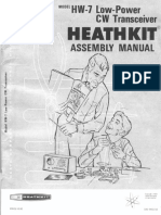 Heathkit hw-7 Low Power CW Transceiver SM