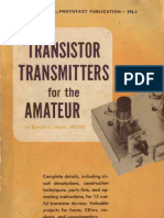 Transistor Transmitters For The Amateur Donald Stoner