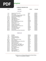 Download Chedule Training 2011 Immara by Sho-kam Same SN57337992 doc pdf