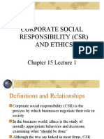 CSR & Ethics