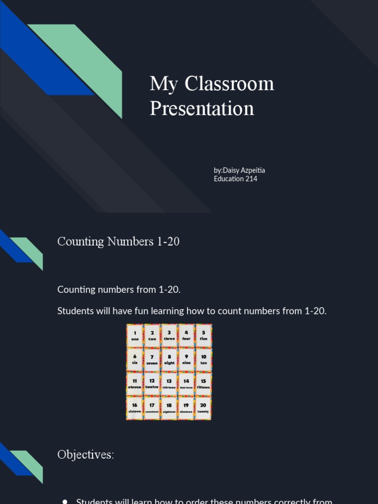 My Classroom Presentation - 1 | PDF