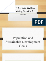 Linking Population Growth and the UN's 17 Sustainable Development Goals