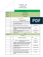 24-1 Tentative Program Schedule, ICMPROI-2018