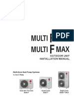 Multi MAX Multi: Outdoor Unit Installation Manual