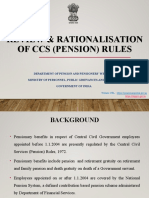 Review of CCS Pension Rules