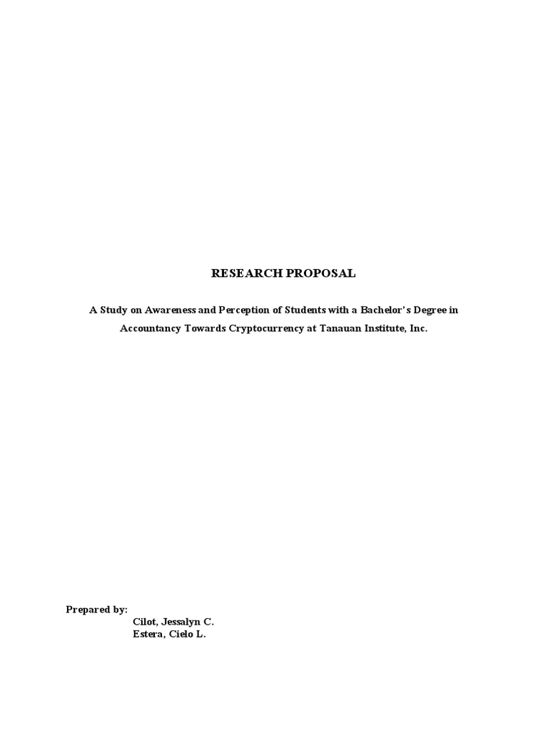 Student Awareness of Cryptocurrency | PDF | Statistics | Cryptocurrency