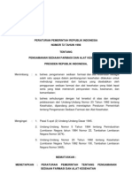 PP No. 72 TH 1998 TTG Pengamanan Sediaan Farmasi Dan Alat Kesehatan