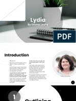 Senior Project Presentation - Lydia