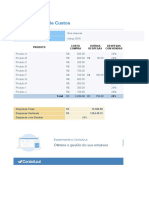 Planilha Custos Contaazul R